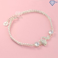 Quà 8 3 cho người yêu lắc tay hồ ly bạc LTN0198 - Trang Sức TNJ