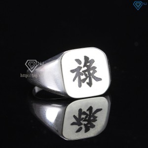 Nhẫn nam mặt vuông trơn NNA0194 - Trang Sức TNJ