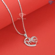 Dây chuyền bạc cho mẹ hình trái tim DCN0594 - Trang sức TNJ