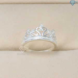 Nhẫn bạc nữ hình vương miện đẹp NN0327 - Trang Sức TNJ