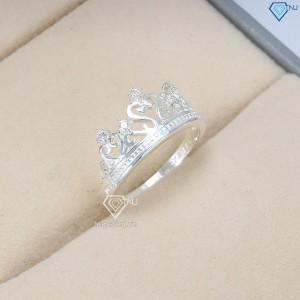 Nhẫn bạc nữ hình vương miện đẹp NN0327 - Trang Sức TNJ