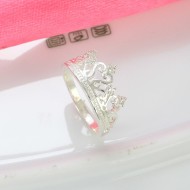 Nhẫn bạc nữ hình vương miện đẹp NN0327