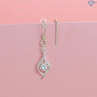 Khuyên tai nữ đẹp hình trái tim bằng bạc BTN0162 - Trang Sức Tnj