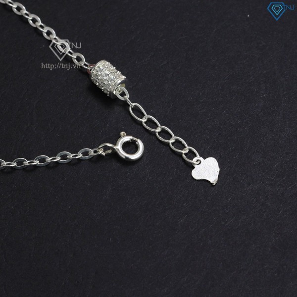 Lắc tay bạc nữ cung Thiên Bình khắc tên LTN0262 -Trang sức TNJ