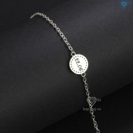 Lắc tay bạc nữ cung Cự Giải khắc tên LTN0273 -Trang sức TNJ