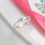 Nhẫn bạc nữ giá rẻ khắc tên theo yêu cầu NN0330  - Trang Sức TNJ