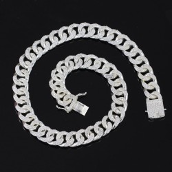 Dây chuyền Cuban đính đá đẳng cấp DCK0051