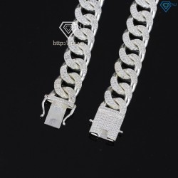 Dây chuyền Cuban đính đá đẳng cấp DCK0051 - Trang Sức TNJ