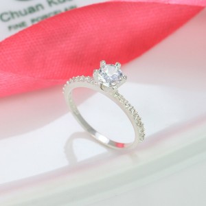 Nhẫn bạc nữ đẹp đính đá cao cấp NN0188