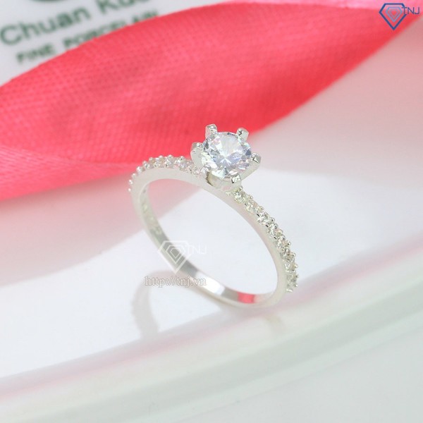 Nhẫn bạc nữ đẹp đính đá cao cấp NN0188 - Trang Sức TNJ