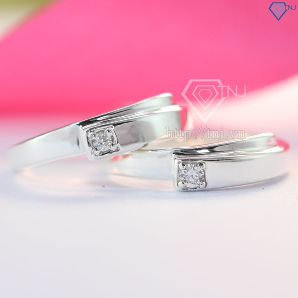 Nhẫn đôi bạc nhẫn cặp bạc đẹp ND0185 - Trang sức TNJ