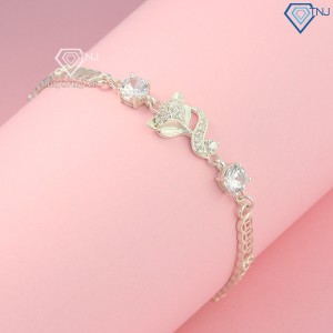 Quà sinh nhật cho nữ lắc tay hồ ly bạc LTN0198 - Trang Sức TNJ