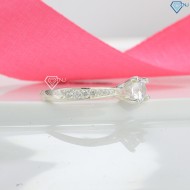 Nhẫn bạc nữ đẹp đính đá cao cấp tinh tế NN0220 - Trang Sức TNJ