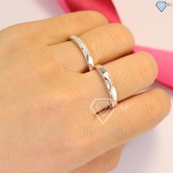 Nhẫn đôi bạc nhẫn cặp bạc đẹp giá rẻ ND0368 - Trang sức TNJ