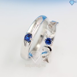 Nhẫn đôi bạc nhẫn cặp bạc cánh thiên thần ND0094 - Trang sức TNJ