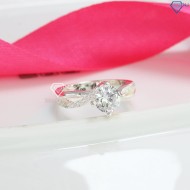 Quà trung thu cho người yêu nhẫn bạc nữ xoắn cá tính NN0335 - Trang Sức TNJ