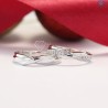 Nhẫn đôi bạc nhẫn cặp bạc đẹp khắc tên ND0377