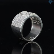 Nhẫn bạc nam chữ G đính đá NNA0209 -Trang sức TNJ