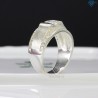 Nhẫn bạc nam mặt đá trắng đẹp nhất NNA0037 - Trang sức TNJ