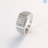 Nhẫn bạc nam xi bạch kim NNA0057