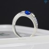 Nhẫn bạc nam đính đá xanh dương NNA0087 - Trang sức TNJ