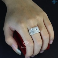 Nhẫn bạc nam đeo ngón giữa đẹp NNA0268