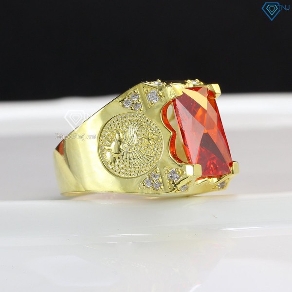 Nhẫn nam bạc xi mạ vàng 18k hình đại bàng NNA0073-XV