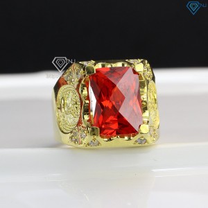 Nhẫn nam bạc xi mạ vàng 18k hình đại bàng NNA0073-XV