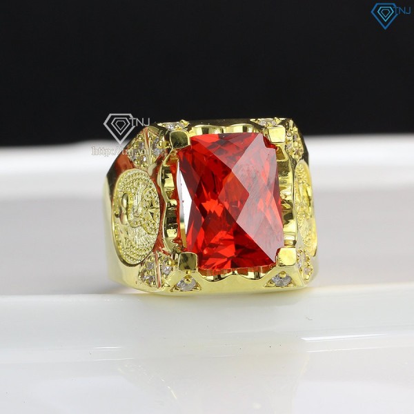 Nhẫn nam bạc xi mạ vàng 18k hình đại bàng NNA0073-XV