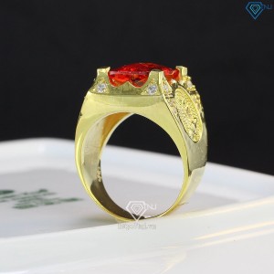 Nhẫn nam bạc xi mạ vàng 18k hình đại bàng NNA0073-XV