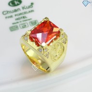 Nhẫn nam bạc xi mạ vàng 18k hình đại bàng NNA0073-XV