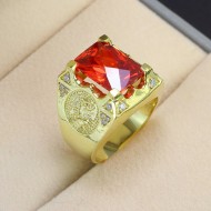 Nhẫn nam bạc xi mạ vàng 18k hình đại bàng NNA0073