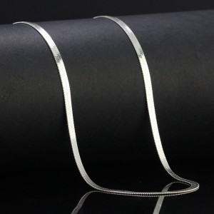 Dây chuyền bạc nam dạng dẹp DCK0060