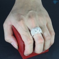 Nhẫn bạc nam đẹp full đính đá sang trọng NNA0316 - Trang sức TNJ