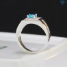 Nhẫn bạc nam mặt đá xanh NNA0062 - Trang sức TNJ