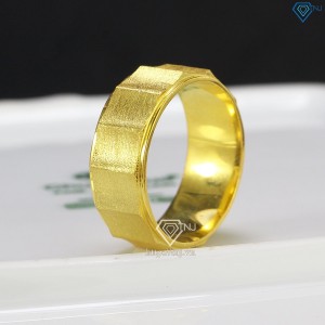Nhẫn bạc nam đơn giản xi mạ vàng 18k NNA0223-XV - Trang sức TNJ