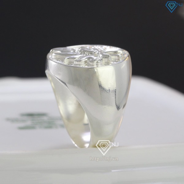 Nhẫn bạc nam mặt hình con gà NNA0327 - Trang sức TNJ