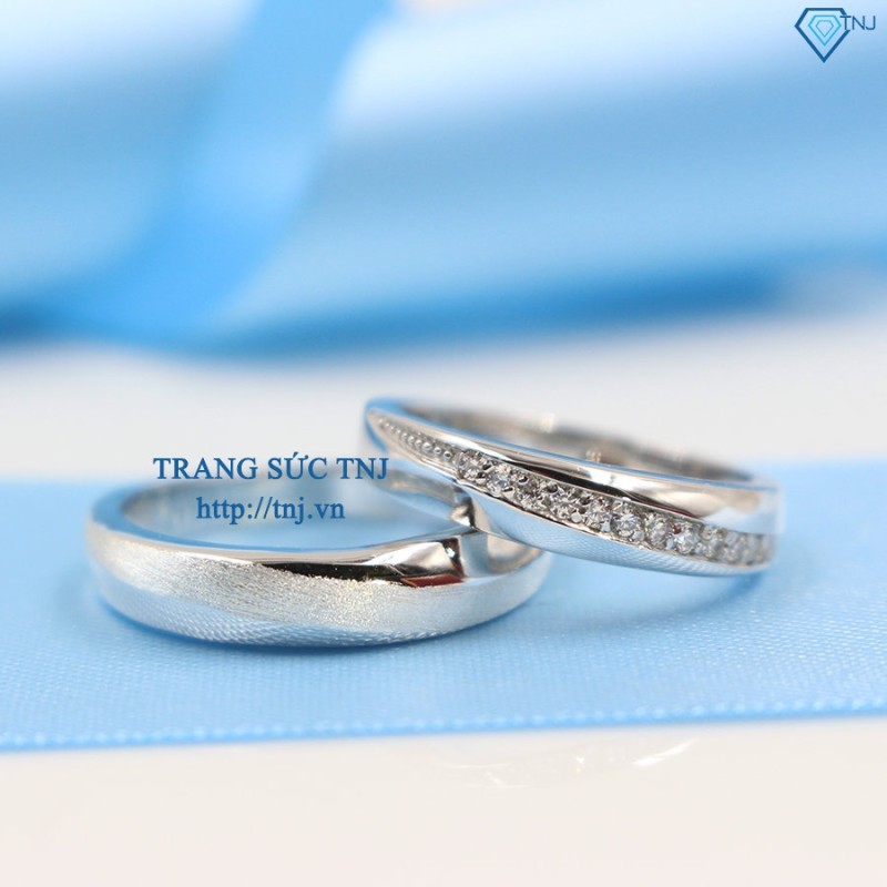 Nhẫn đôi bạc nhẫn cặp bạc đẹp ND0252 - Trang Sức TNJ