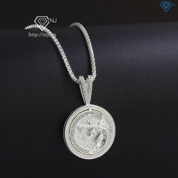 Dây chuyền bạc nam mặt hình con sói DCA0095