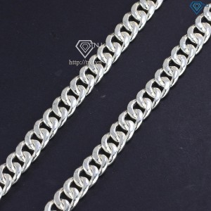 Dây chuyền bạc nam cuban không đính đá cá tính DCK0032- Trang Sức TNJ