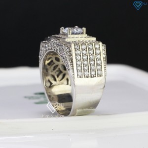 Nhẫn bạc nam xi bạch kim full đá NNA0094-XK - Trang sức TNJ