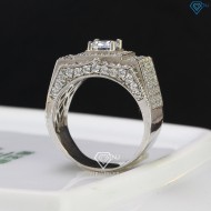 Nhẫn bạc nam xi bạch kim full đá NNA0094-XK - Trang sức TNJ