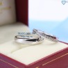 Nhẫn đôi bạc nhẫn cặp bạc đẹp ND0252 - Trang Sức TNJ