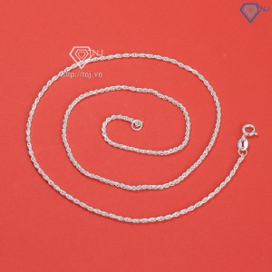 Quà 20 10 cho mẹ dây chuyền bạc cho mẹ hình trái tim DCN0594 - Trang sức TNJ