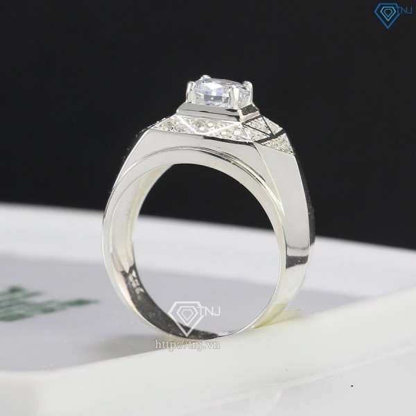 Nhẫn bạc nam đơn giản đẹp NNA0350 - Trang Sức TNJ