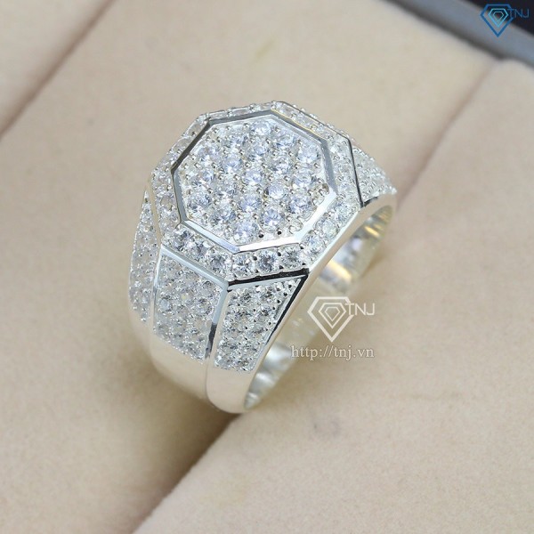 Nhẫn bạc nam mặt đá phong cách NNA0357 - Trang sức TNJ