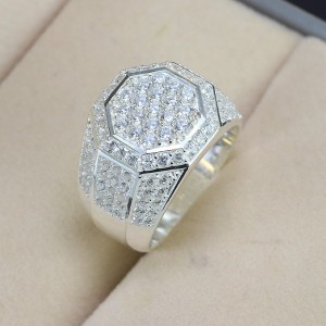 Nhẫn bạc nam mặt đá phong cách NNA0357 - Trang sức TNJ
