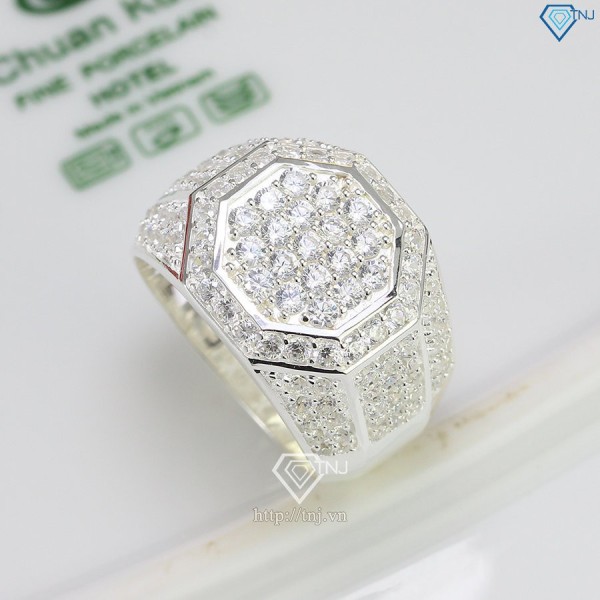 Nhẫn bạc nam mặt đá phong cách NNA0357 - Trang sức TNJ