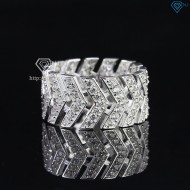Nhẫn bạc nam mũi tên đính đá NNA0363