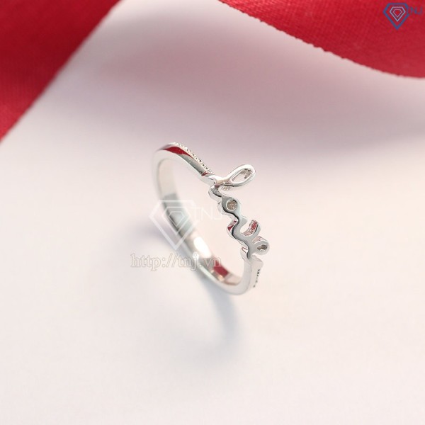 Nhẫn bạc nữ chữ Love đẹp NN0224 - Trang Sức TNJ